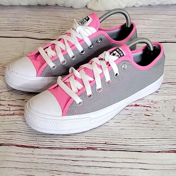 Converse Shoes - CONVERSE Gray and Pink Women's Size 6.5